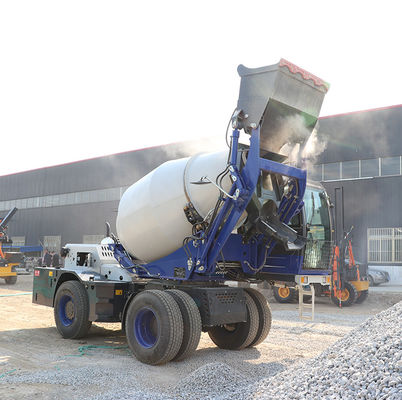 1.8m3 XDEM Kendini yükleyen Beton Karıştırıcı Kamyon Motomixer 78kw