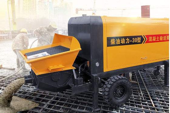 37KW XDEM Beton Teslim Pompası 15Mpa 30 M3 sürükleme pompası