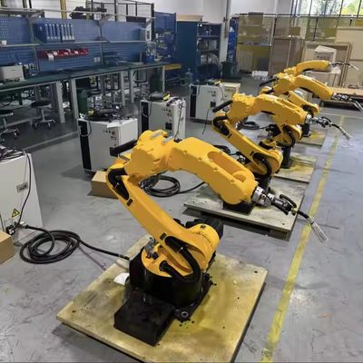10kg Faydalı Yük 1700mm Reach 6 Aixs Endüstriyel Robot Kol Paslanmaz Çelik Mig kaynak Otomatik 6 Eksenli Robot kaynak Manipülatörü
