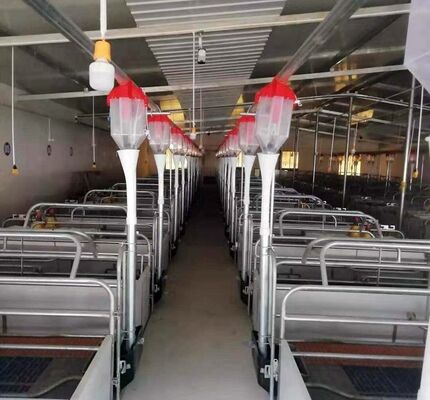 Korrozyona dayanıklı toz kaplamalı, güvenli çiftlik aletleri için yuvarlak kenarlı hayvancılık ekipmanları