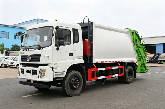 12m3 Çöp Sıkıştırıcı Kamyon, 190HP Atık Sıkıştırma Aracı