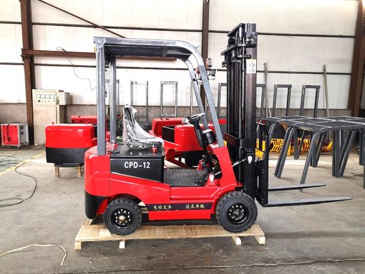 11km / H 2 Ton Elektrikli Forklift, 120Ah Akülü Forklift