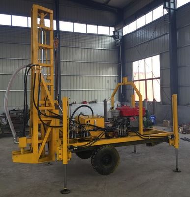 90r / Min 18.5kw Kuyu Sondaj Makinesi Römork Üstü