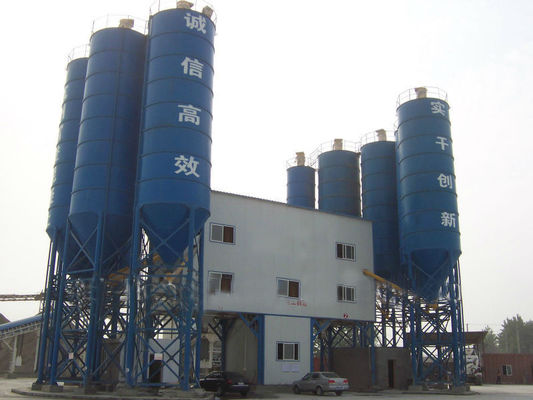 150m3 / H Beton Santrali Karıştırma Tesisi, 200kW Islak Beton Santrali