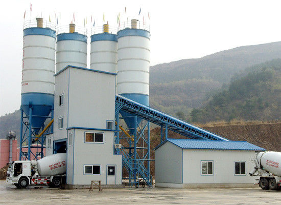 HZS120 200kW Mobil Beton Santrali, 120m3 / H Beton Karıştırma Tesisi